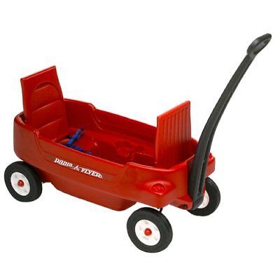 radio flyer two seater wagon