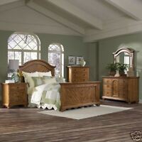Queen Bed Country Haven Bedoom Set, King Beds Available, Wood Furniture Sets