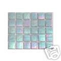 Sheet Iridised Glass Mosaic tiles 2x2cm – Moonstone