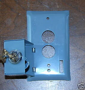 Details about NOS Delta Rockwell 2 button Locking Switch Cover