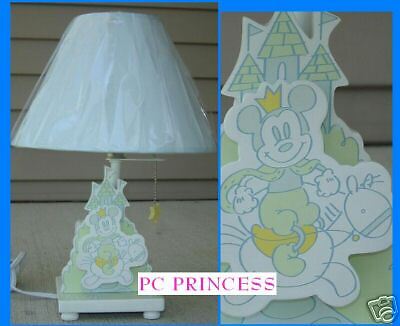 Bathroom Light Pull Chain on Disney Store Baby Blue Mickey Mouse Musical Lamp New   Ebay