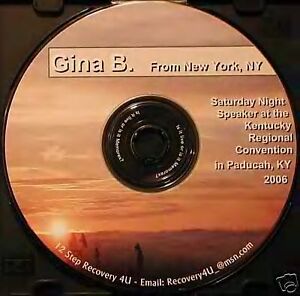 NA - Narcotics Anonymous 12 Step Speaker CD - Gina B | EBay