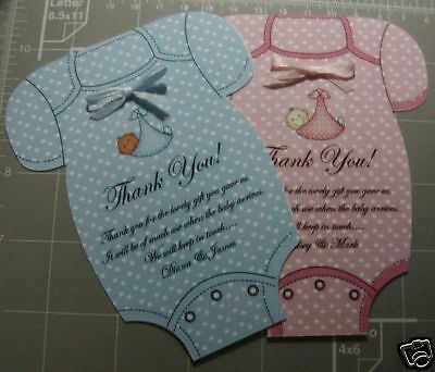 Baby Shower Cards on Baby Shower Thank You Cards  Invitation Cards Boy Girl