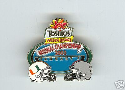 OHIO STATE BUCKEYES 2002 CHAMPS PIN MIAMI VERY RARE A8  