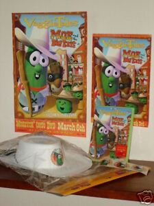 VeggieTales Moe Big Exit DVD Hat Mask Posters Stickers | eBay