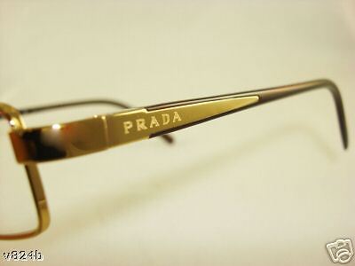 PRADA 56I Optical RX Gold Brown VPR56I 5AK 1O1 50MM  