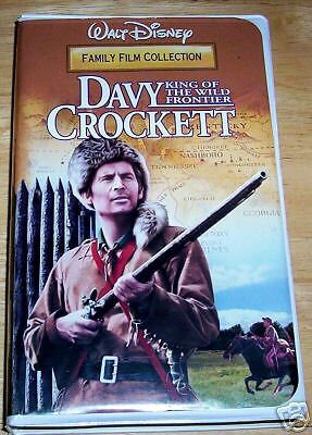 Vhs Davy Crockett King Of The Wild Frontier Movie  