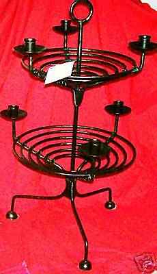 POTTERY BARN RUSTIC WIRE TAPER CENTERPIECE 23 NEW  