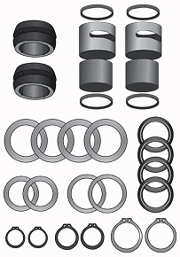 Haldex Midland CQ67334   Meritor Brake Camshaft Bushing Kit  