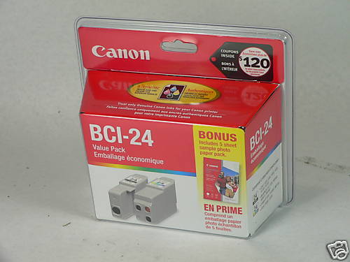 Canon BCI 24 Black & Colour Value Pack BONUS  CANADA  