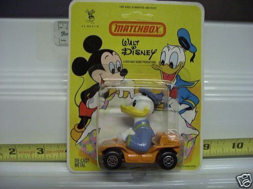 MATCHBOX 1979 DISNEY WD2 DONALD DUCK BEACH BUGGY MINT*  