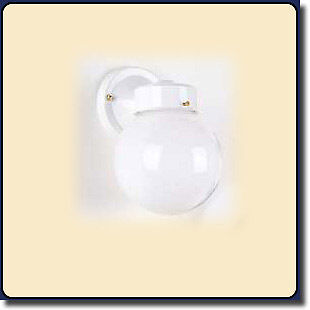 Savant Lighting White Outdoor Ceiling Fixture 7003 6  