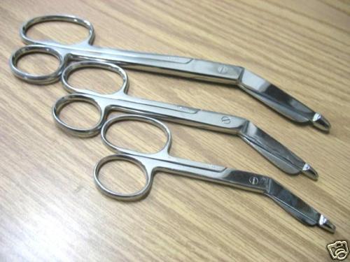 ASSORTED LISTER BANDAGE SCISSORS LARGE RING SURGICAL  