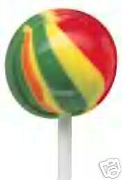 Super SOUR SWIRL Gourmet Lollipops   Box of 60  