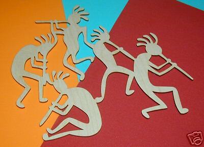 DANCING KOKOPELLI Unfinished Flat Wood Shapes 1DK606C  