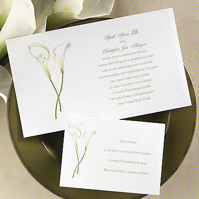   Calla Lily Lilies Wedding Invitations   Create your own Listing  