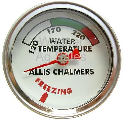 ALLIS CHALMERS TEMP GAUGE B C CA WC WD WF RC WD45 IB  