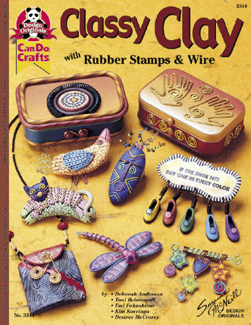 CLASSY CLAY w/ Rubber Stamping Polymer/Fimo Idea Book  