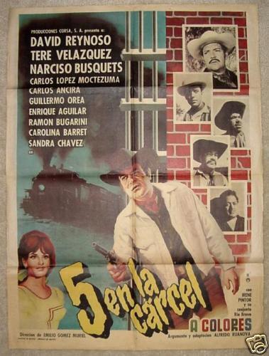 CINCO EN LA CARCEL ORG MEXICAN MOVIE POSTER 2364