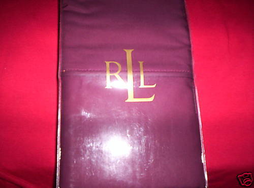 New Ralph Lauren King Pillowcases in Solid Currant  