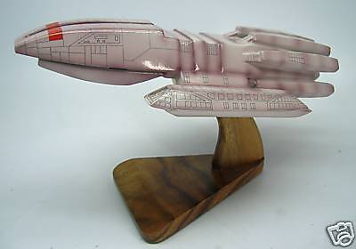 BSP 3 Battlestar Galactica Spaceship Wood Model Big  