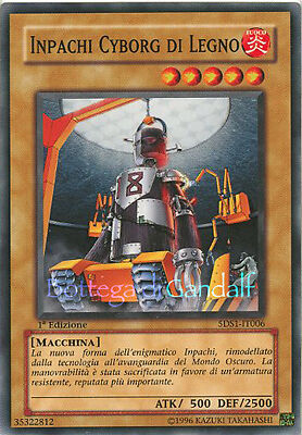 YU GI OH 2 COPIE INPACHI CYBORG DI LEGNO 5DS1 IT006  