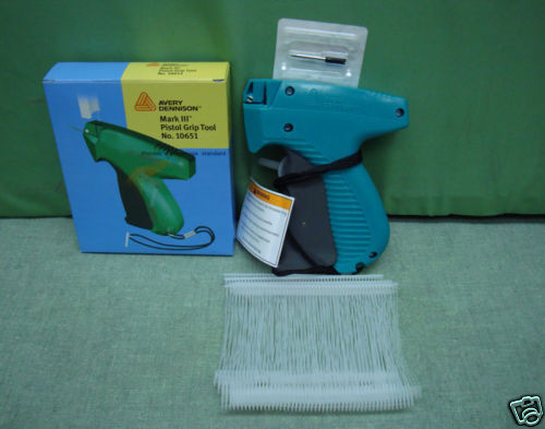 AVERY DENNISON Regular LABEL TAGGING TAG GUN +300 barbs  