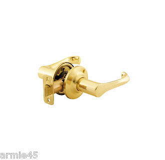 Yale 101 WL Passage Leverset Woodland Polished Brass  