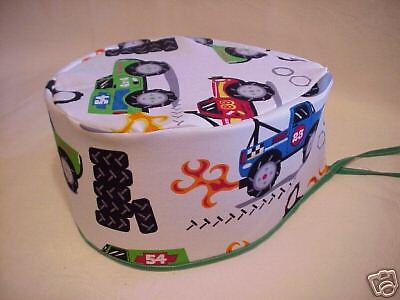 Monster Trucks Medical Surgical Scrubs Caps Hats  