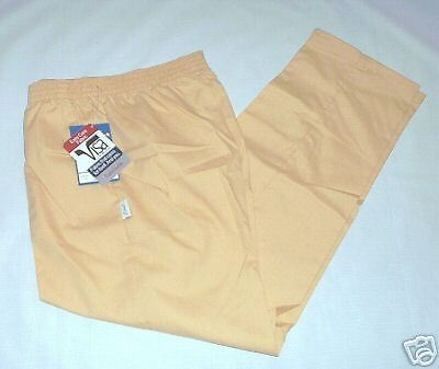 NEW Scrubs * Crest Scrub Pants * 2X * Corn Husk * Halloween / Fall 