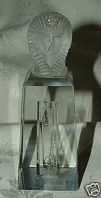 Victorian Egyptian Revival Obelisk SPHINX Paperweight  
