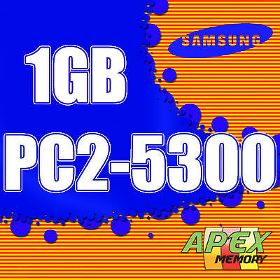 1GB RAM SAMSUNG Memory PC2 5300 667MHz M470T2953EZ3 CE6  