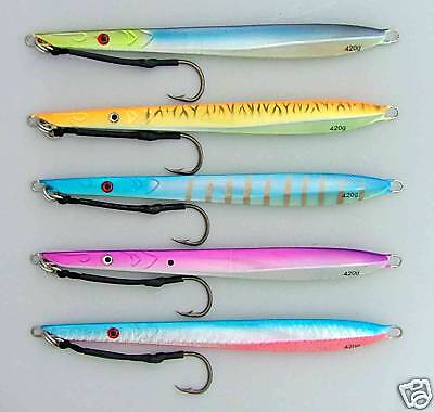 Chomp Fishing Lures Deep Water Kingfish Knife Jigs 420g  