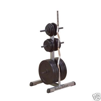 Body Solid Weight Tree & Bar Rack GSWT Standard Plates  