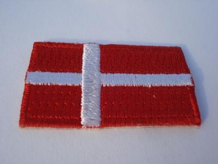 Dänemark Mini Aufbügler,Aufnäher,Patch,Danmark  