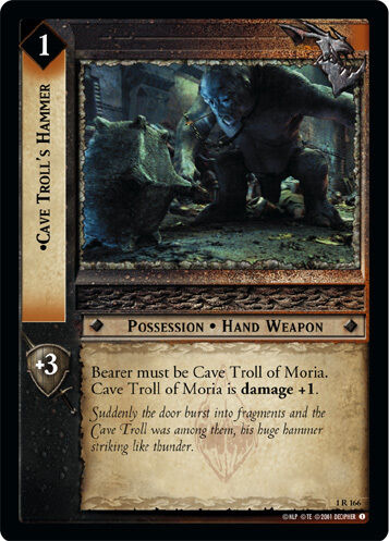 LOTR TCG 1R166 Cave Trolls Hammer  