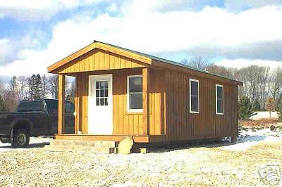 Cottage, All WOOD Construction 12 x 24 Insulated  