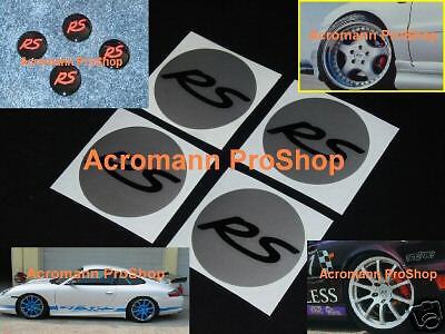 RS Cap Decal sticker center Wheel Porsche GT3 turbo 911  