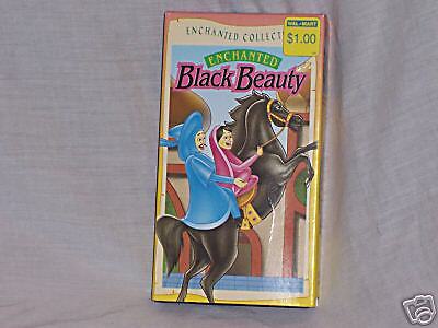 VHS ENCHANTED BLACK BEAUTY FULLY ANIMATED VIDEOCASSETTE  