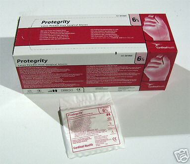 Latex Surgical Gloves Size 6.5 Protegrity Powder Free  