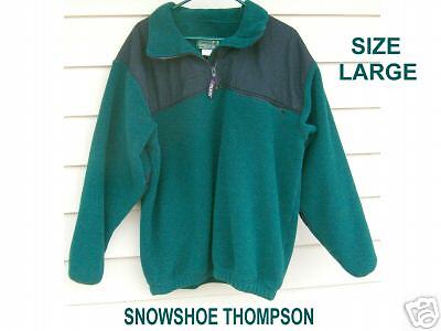 men JACKET womens SNOWSHOE THOMPSON sweater L polartec  