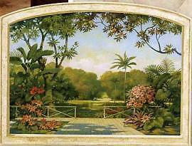 TROPICAL WINDOW MURAL NRM510  