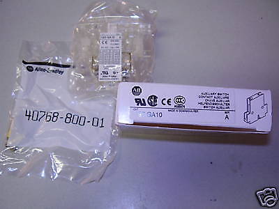 Allen Bradley 195 GA10 Aux Contact Block Side Mount 1NO