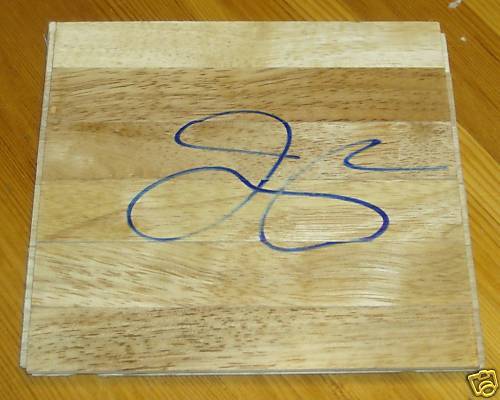 Jason Kapono Toronto Raptors Signed Floorboard  