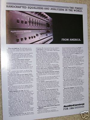 AudioControl Equalizer Analyzer C 101 Sales Brochure  