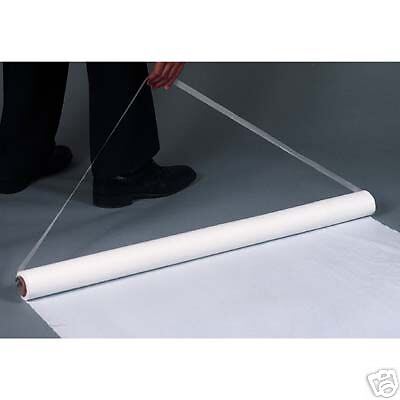 150 White Poly Wedding Aisle Runner W/Tape&Rope  