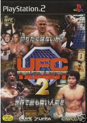 UFC TAPOUT 2 Playstation2 PS2 Import Japan  