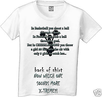 EXTREME CHEERLEADING custom cheerleader T SHIRT  