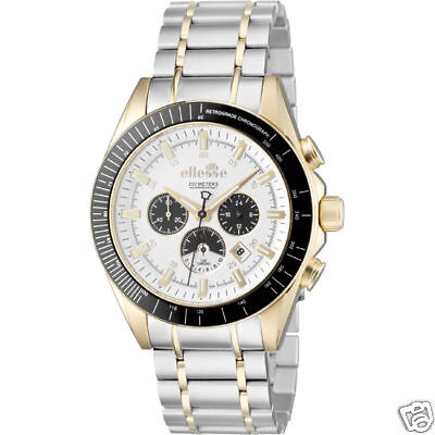 ellesse 44mm Two Tone Retrograde Chronograph P 1400CH  