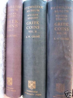 Grose McClean Collection of Greek Coins Vols 1 3  